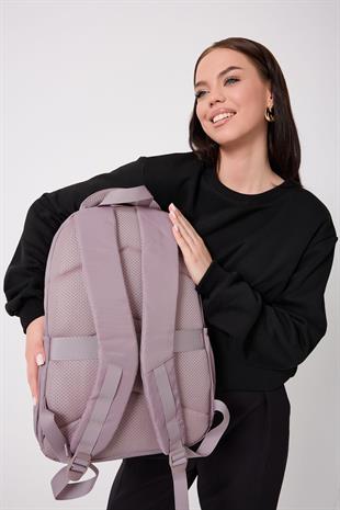 Lila Büyük boy okul çantası forever young okul çantası unisex modem 