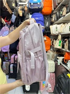 lila Forever Young PARAŞÜT KUMAŞ YÜKSEK KALİTELİ SIRT ÇANTASI