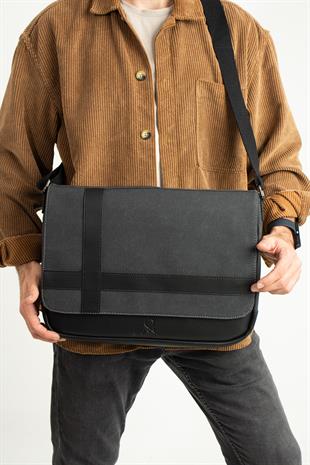 M-418 Mega bags laptop gözlu postacı çanta ebat 40cm30