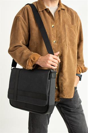 M-418 Mega bags laptop gözlu postacı çanta ebat 40cm30