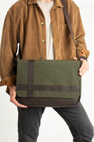 M-418 Mega bags laptop gözlu postacı çanta ebat 40cm30