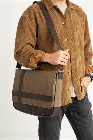 M-418 Mega bags laptop gözlu postacı çanta ebat 40cm30