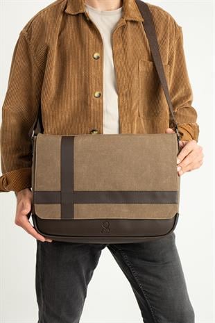 M-418 Mega bags laptop gözlu postacı çanta ebat 40cm30