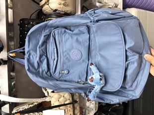 Mavi Büyük boy okul ve günlük sırt çantası ebat45cm35