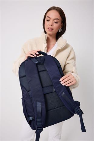 MAVİ  Forever Young PARAŞÜT KUMAŞ YÜKSEK KALİTELİ SIRT ÇANTASI