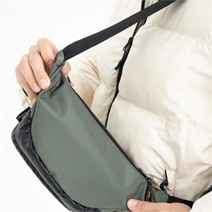 mega Gri Erkek Bel Çantası Küçük Ebat 20Cm15Cm