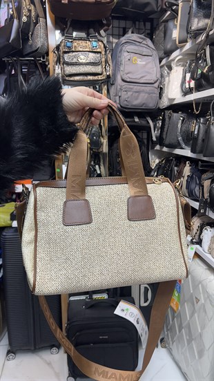 Miami Polo Clup Miami polo hasır 1204 kadın kol çantası El çantası omuz çanyası 