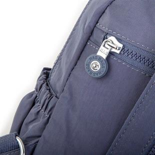 mor Küçük kırınkıl kumaş sırt çantası ebat 28cm22