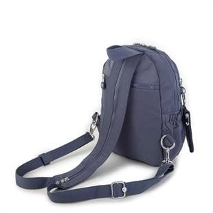 mor Küçük kırınkıl kumaş sırt çantası ebat 28cm22