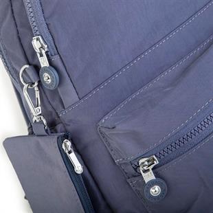mor Küçük kırınkıl kumaş sırt çantası ebat 28cm22