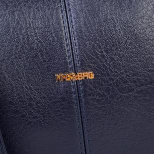 Nas Bag Burslu Klipsli Vintage Omuz ve Çapraz Çanta (23x20 cm ebatlarındadır) Lacivert Victoria