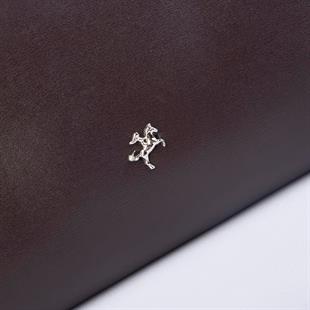 Nas Bag Kadın Basic Baget Omuz ve Çapraz Çanta Kahve Kımera (27x12 cm )