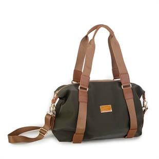 Nas Bag Kadın Büyük Boy Omuz Çantası Yeşil Taba Buzzy