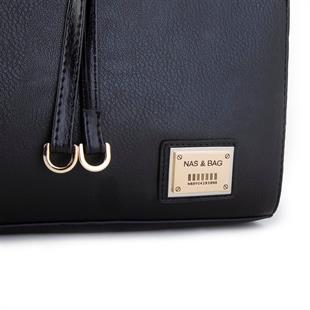 Nas Bag Kadın Çapraz Çanta Siyah Costa