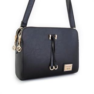 Nas Bag Kadın Çapraz Çanta Siyah Costa