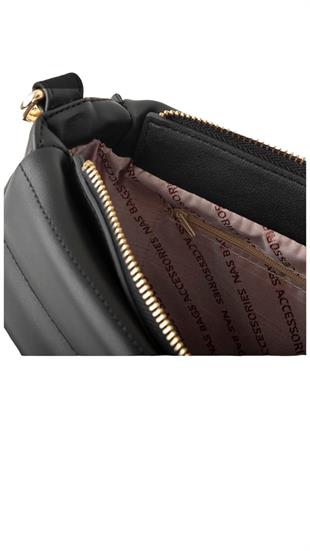 Nas Bag Kadın Çapraz Çanta Siyah Dona