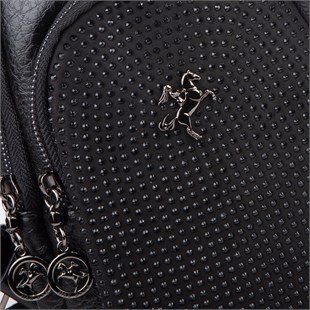 Nas Bag Kadın Crossbody Bag Bel ve Body Bag Siyah Victoria