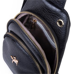 Nas Bag Kadın Crossbody Bag Bel ve Body Bag Siyah Victoria