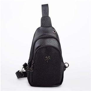 Nas Bag Kadın Crossbody Bag Bel ve Body Bag Siyah Victoria