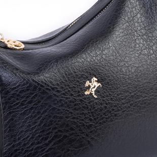 Nas Bag Kadın Omuz ve Çapraz Çanta Çok Gözlü Şık Tasarım (28x18 cm) Siyah Victoria