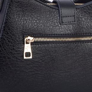 Nas Bag Kadın Oval Omuz ve Çapraz Çanta Siyah Victoria