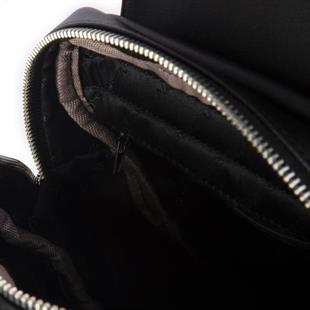 Nas Bag Kadın Sırt Çantası Çift Gözlü Spor Çanta ( 23x26x14 cm ) Siyah Dona