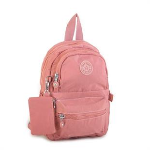 Nas Bag Kadın Sırt Çantası Gül Kurusut 28cm22