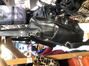 Nas Bag Kadın Sırt Çantası Siyah Yıkamalı