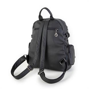 Nas Bag Kadın Sırt Çantası Siyah Yıkamalı