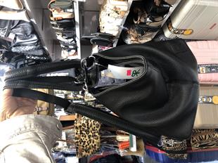 siyah sade sırt ve omuz Nas Bag Kadın Sırt Çantası Siyah Yikamali