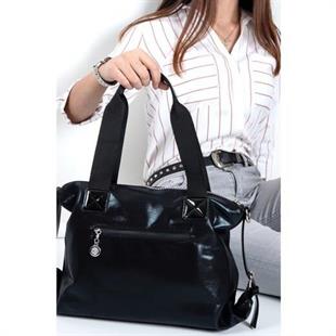 siyah Nas bags 1058 kol çanta taşlı omuz çantası 