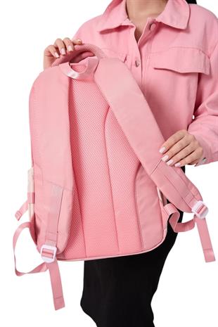 PEMBE Forever Young PARAŞÜT KUMAŞ YÜKSEK KALİTELİ SIRT ÇANTASI