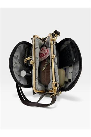 Sanmorris kilipsli çanta el askısı 27 cmdir.  Şık tasarı