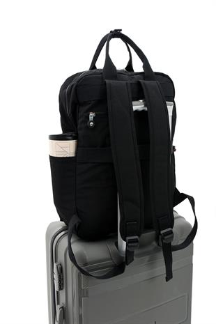 Sanmorris Unisex Suya Dayanıklı Krinkıl Kumaş Çok Gözlü Büyük Boy  Kısa seyahat için 