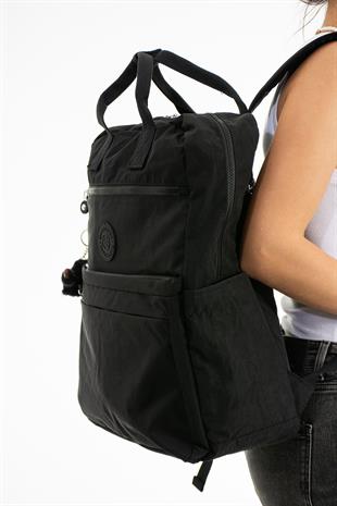 Sanmorris Unisex Suya Dayanıklı Krinkıl Kumaş Çok Gözlü Büyük Boy  Kısa seyahat için 