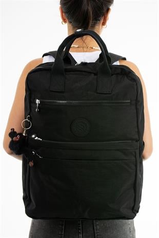 Sanmorris Unisex Suya Dayanıklı Krinkıl Kumaş Çok Gözlü Büyük Boy  Kısa seyahat için 