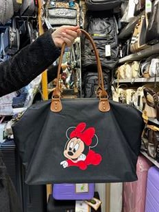 Siyah büyük çanta miki 55cm35cm