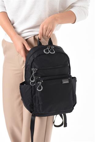 siyah Çok hafif kadın orta boy sırt çantası Sanmorris ebat 36cm26