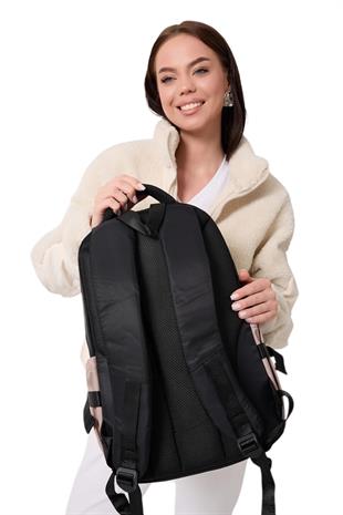 Siyah Forever Young PARAŞÜT KUMAŞ YÜKSEK KALİTELİ SIRT ÇANTASI