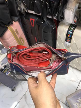 Siyah Kadın omuz ve çapraz askılı 1367 Nas bags. Baget