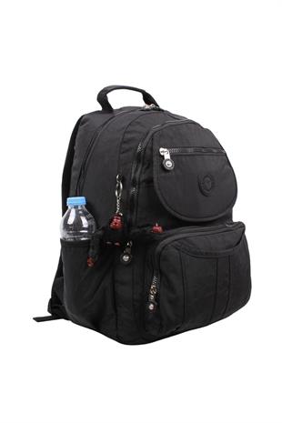 Siyah Kenyon Cox 8860 Mor Unisex Klınkır Maymunlu Günlük ve Okul Sırt Çantası 