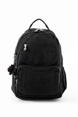 Siyah Kenyon Cox 8860 Mor Unisex Klınkır Maymunlu Günlük ve Okul Sırt Çantası 