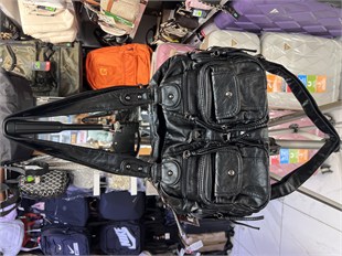 siyah l8766 kavi Retro deri  yıkanmış deri kadın kol çantası yumuşak deri çok gözlü çanta ebat 36*25 