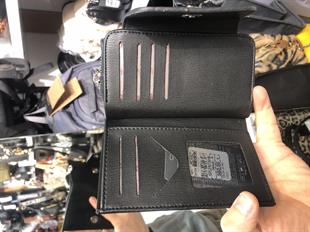 siyah nas bags cüzdan cüzdan para cüzdanı  ebat 16cm10