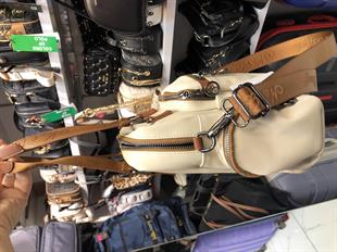 Siyah taba Nas bags kadın kol ve çapraz askılı. Çok gözlü çanta 1402 