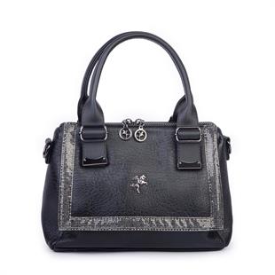 Siyah Nas bags yaşlı çanta uzun askılı ebat 30cm22