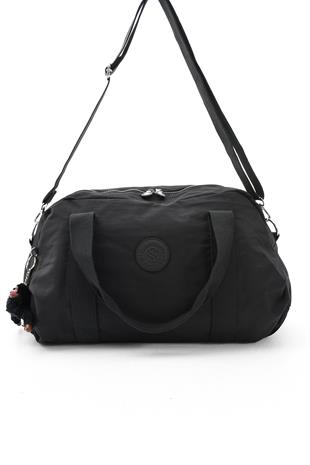 Siyah Spor çantası günlük ve anne bebek çantası ebat 47cm32