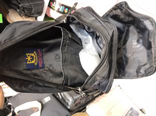 Siyah Volunteer uni sex sırt çantası a kalite hafif kumaş orta boy ebat 38cm28cm