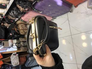 Siyah klipsli çanta postacı model ebat 20cm15