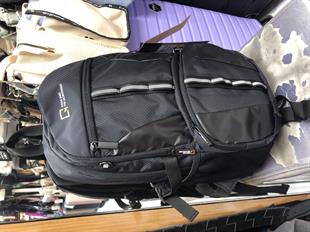 Unisex orta boy mega bags sırt çantası m-6005 siyah 40x24 cm